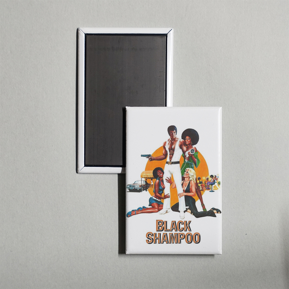 Black Shampoo Mini Movie Fridge Magnet