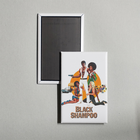 Black Shampoo Mini Movie Fridge Magnet