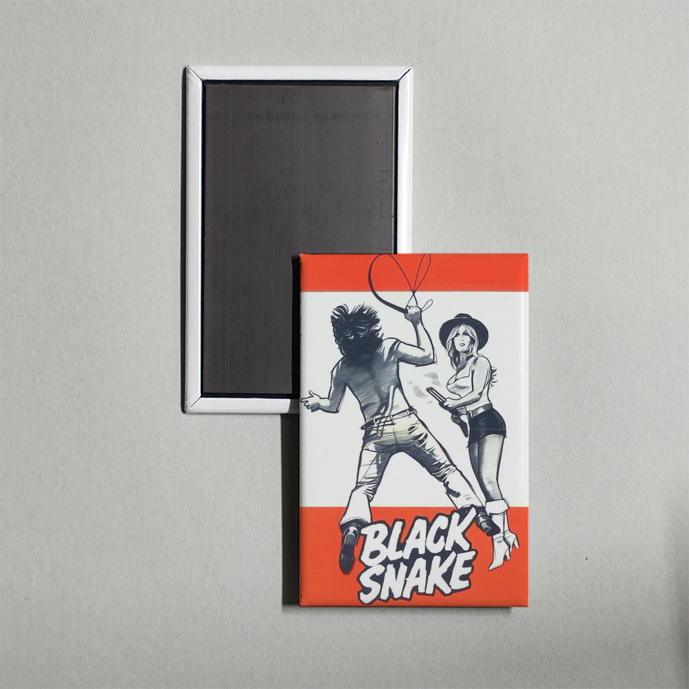 Black Snake Mini Movie Fridge Magnet