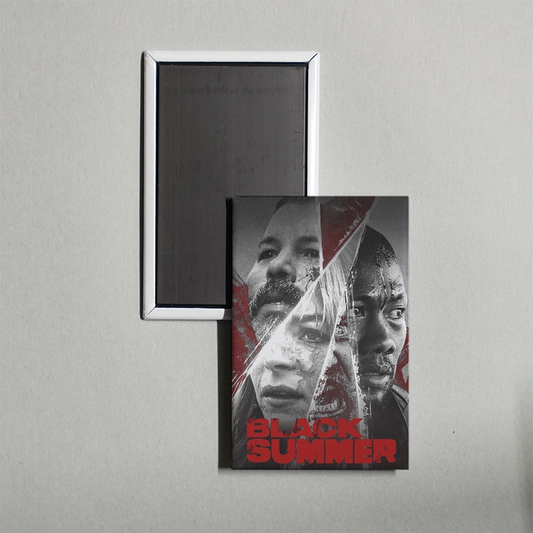 Black Summer TV Show Fridge Magnet