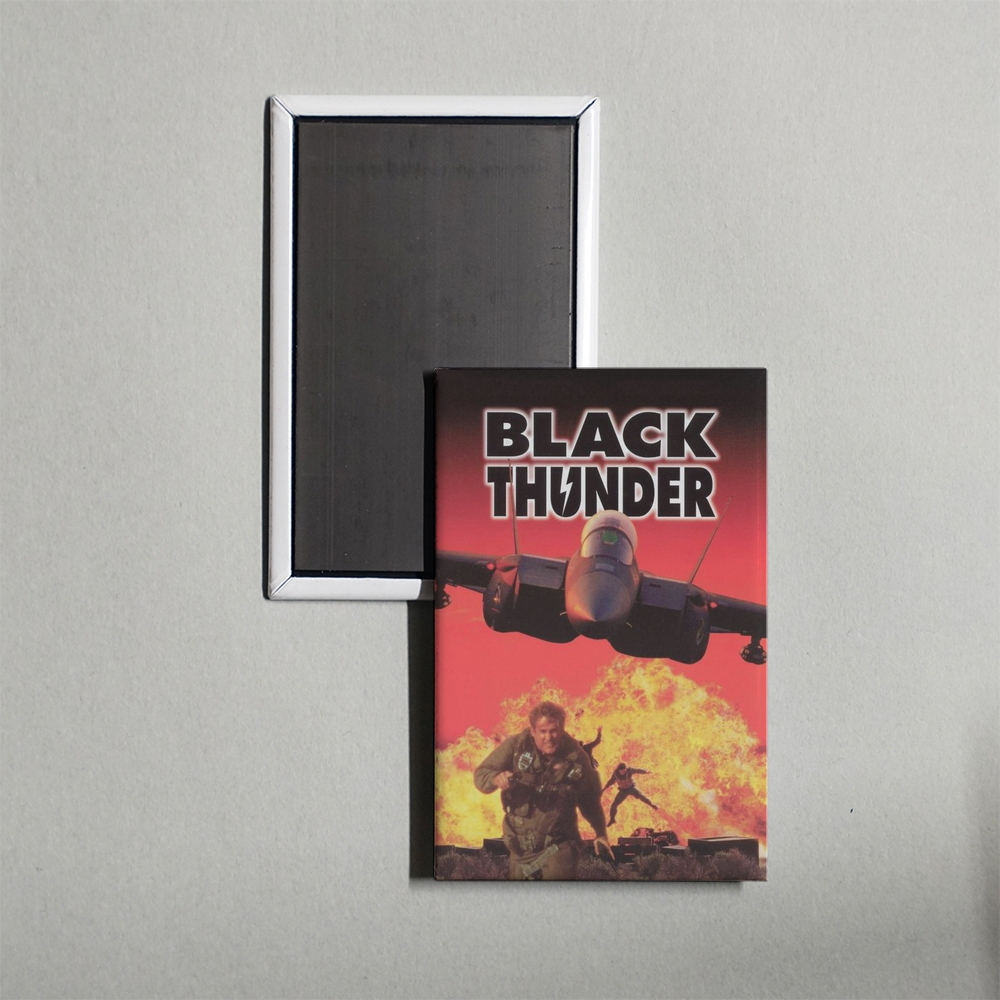 Black Thunder Mini Movie Fridge Magnet