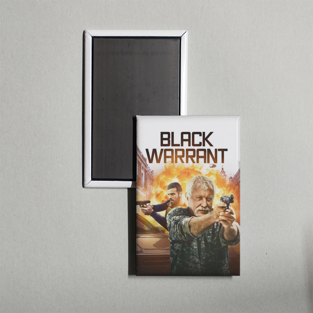 Black Warrant Mini Movie Fridge Magnet