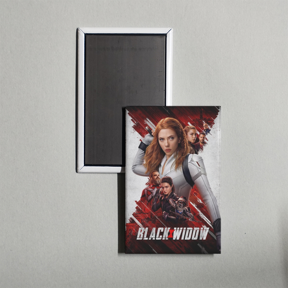Black Widow Mini Movie Fridge Magnet