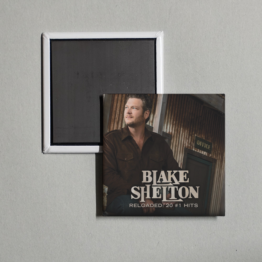 Blake Shelton - Reloaded 20 #1 Hits Album Cover Fridge Magnet