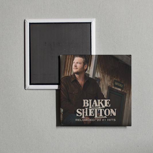 Blake Shelton - Reloaded 20 #1 Hits Album Cover Fridge Magnet
