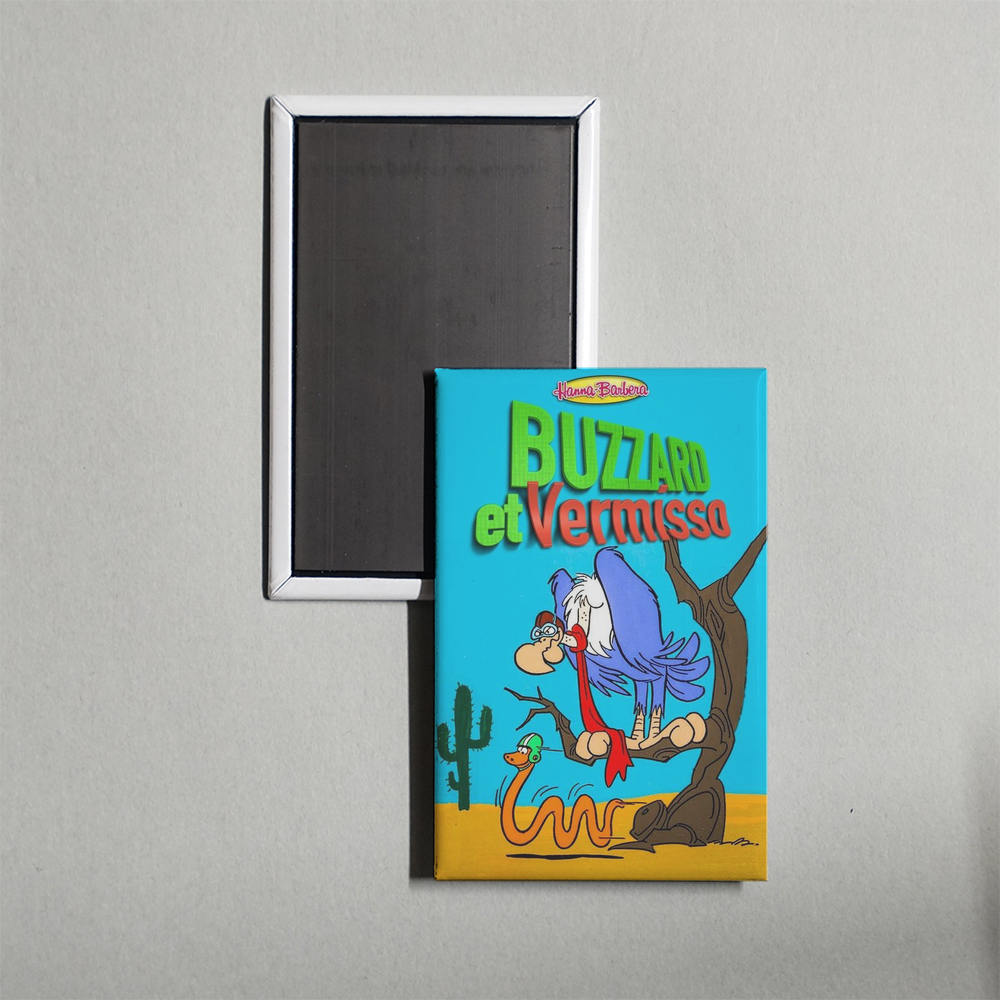 Blast-Off Buzzard TV Show Fridge Magnet