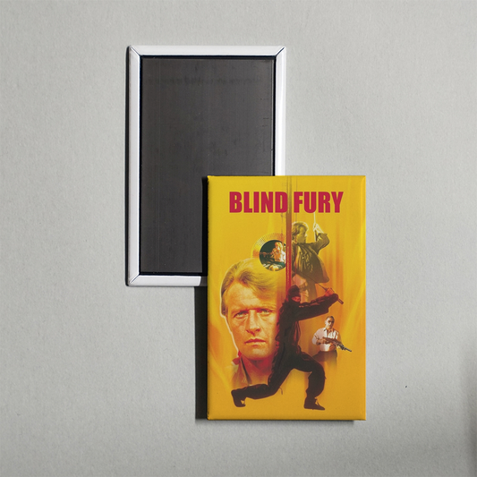 Blind Fury Mini Movie Fridge Magnet