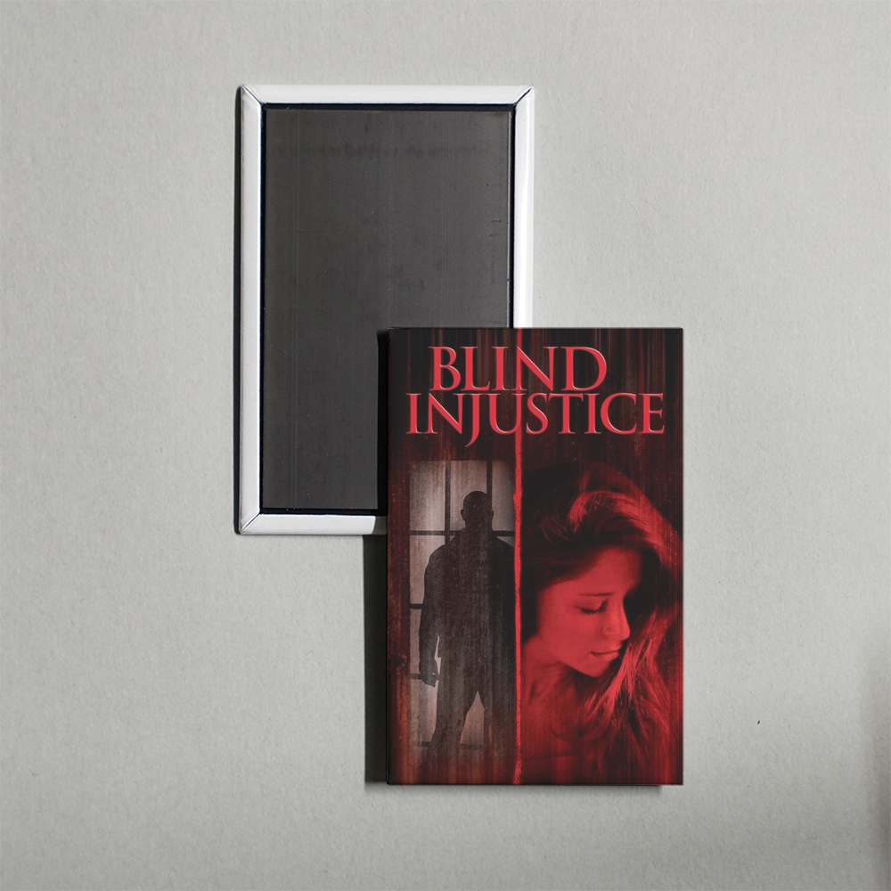 Blind Injustice Mini Movie Fridge Magnet