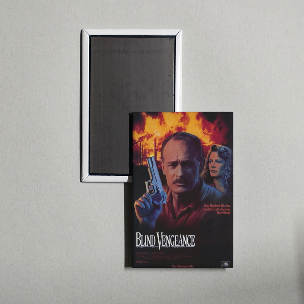 Blind Vengeance Mini Movie Fridge Magnet