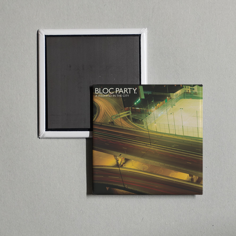 Bloc Party - A Weekend in the City Album Cover Fridge Magnet