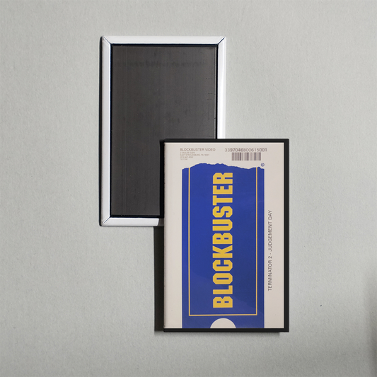 Blockbuster VHS Box Fridge Magnet