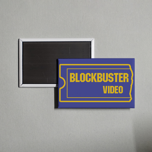 Blockbuster Video Sign Vintage Fridge Magnet