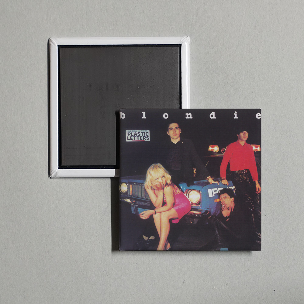 Blondie - Plastic Letters Album Cover Fridge Magnet