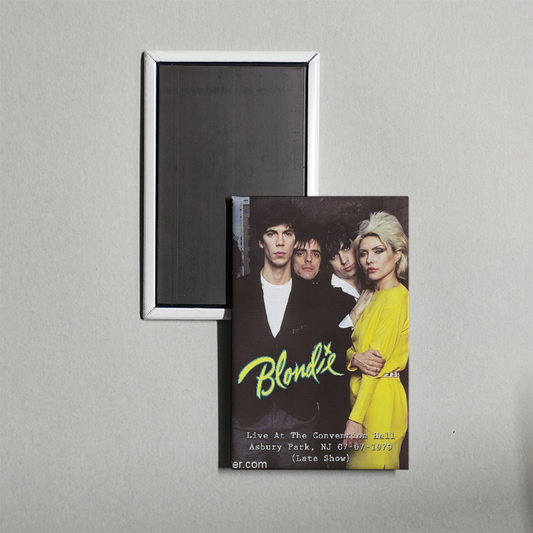 Blondie Live at Asbury Park Convention Hall Mini Movie Fridge Magnet