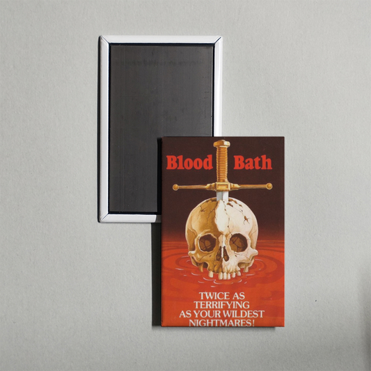 Blood Bath Mini Movie Fridge Magnet