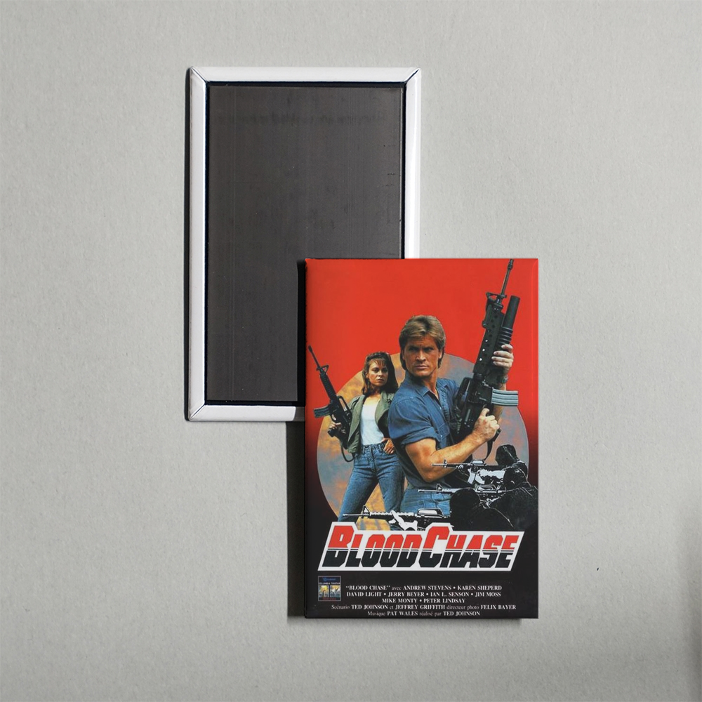 Blood Chase Mini Movie Fridge Magnet