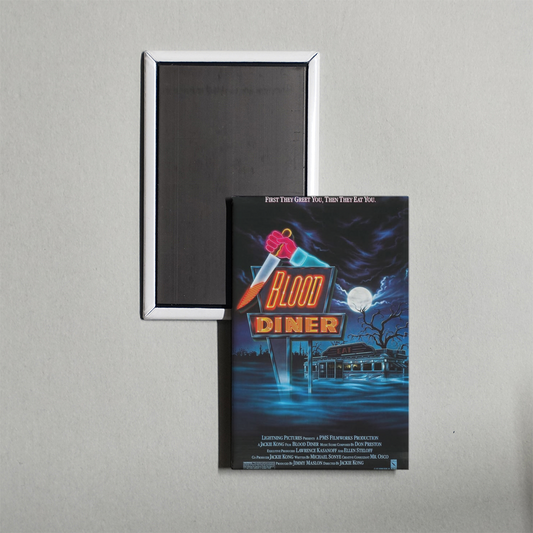 Blood Diner Mini Movie Fridge Magnet
