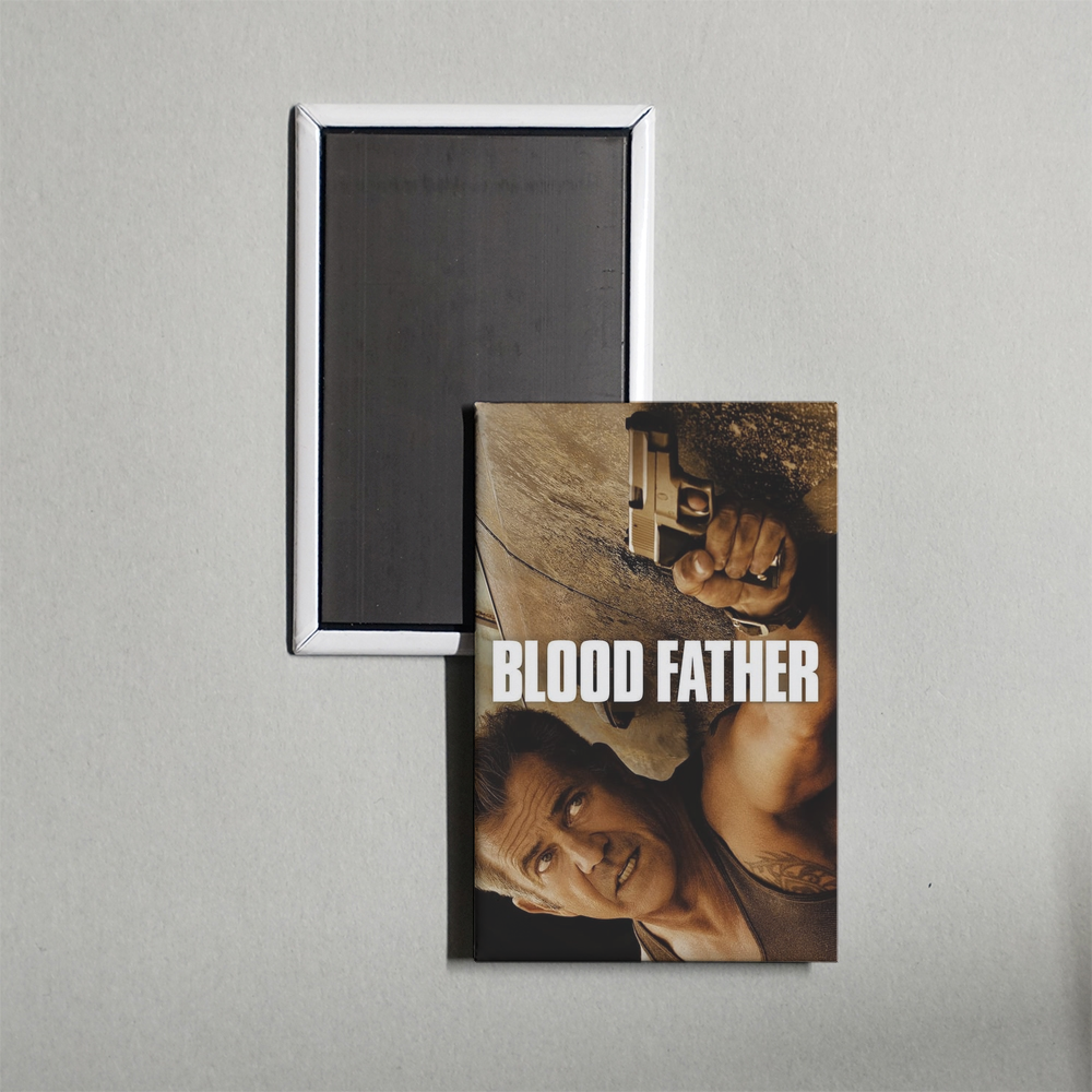 Blood Father Mini Movie Fridge Magnet