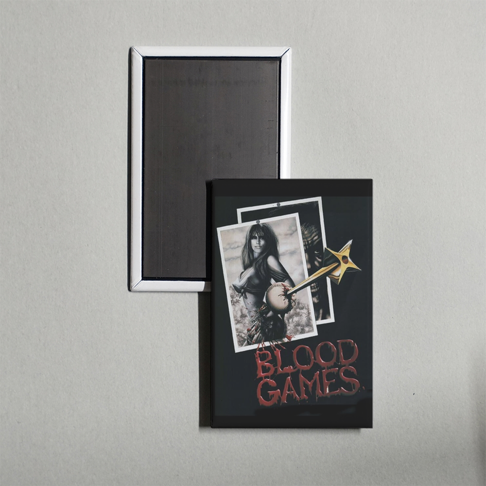 Blood Games Mini Movie Fridge Magnet