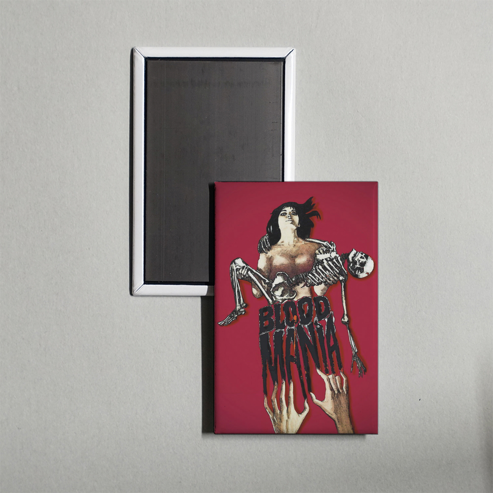 Blood Mania Mini Movie Fridge Magnet