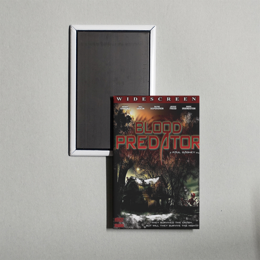 Blood Predator Mini Movie Fridge Magnet