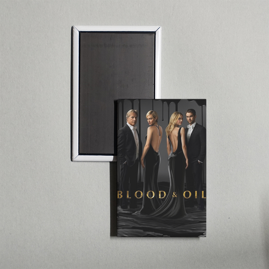 Blood & Oil TV Show Fridge Magnet