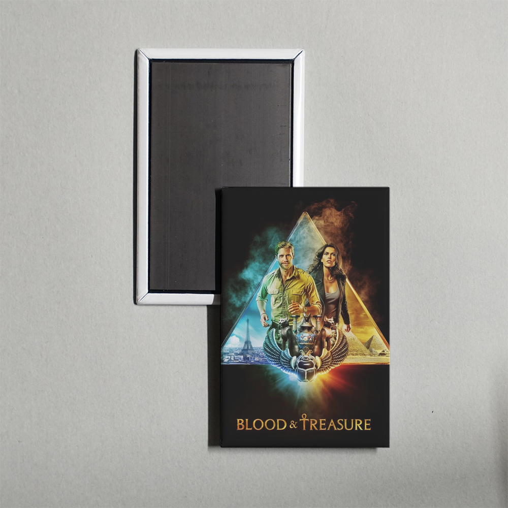 Blood & Treasure TV Show Fridge Magnet