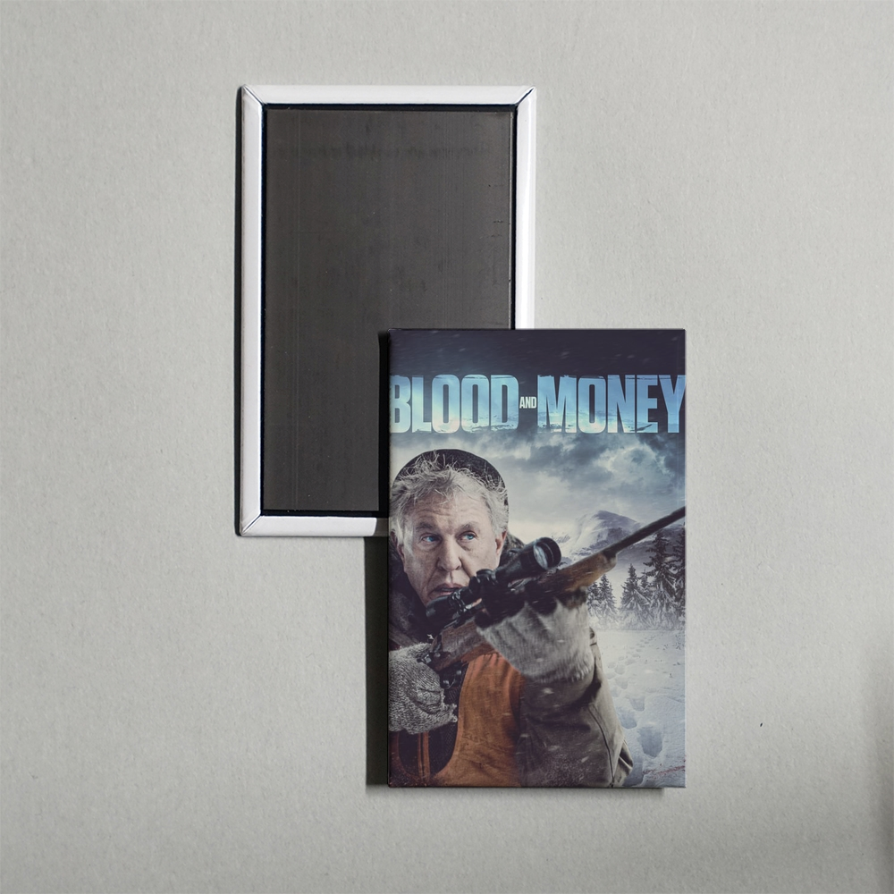 Blood and Money Mini Movie Fridge Magnet