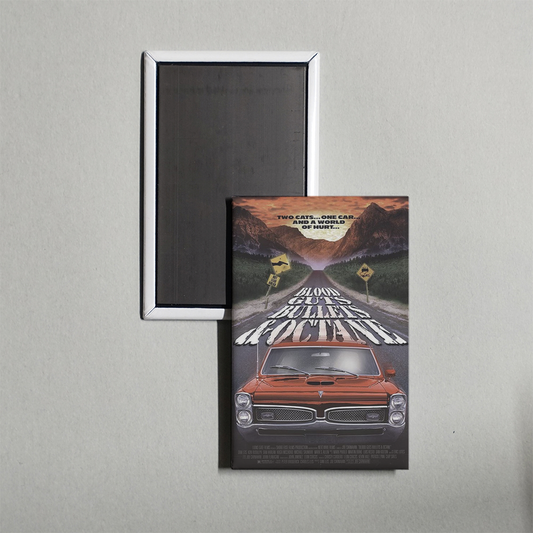 Blood, Guts, Bullets and Octane Mini Movie Fridge Magnet