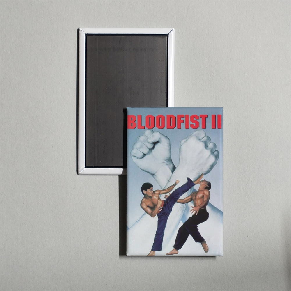 Bloodfist II Mini Movie Fridge Magnet