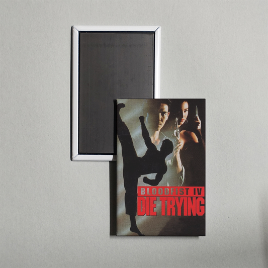 Bloodfist IV Die Trying Mini Movie Fridge Magnet