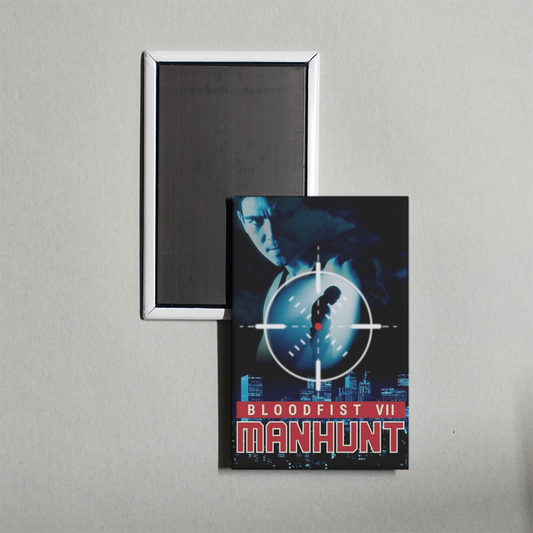 Bloodfist VII Manhunt Mini Movie Fridge Magnet