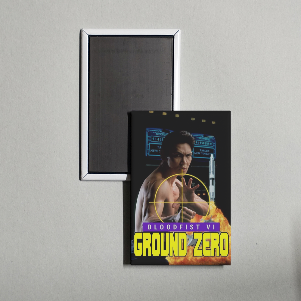 Bloodfist VI Ground Zero Mini Movie Fridge Magnet