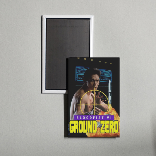 Bloodfist VI Ground Zero Mini Movie Fridge Magnet