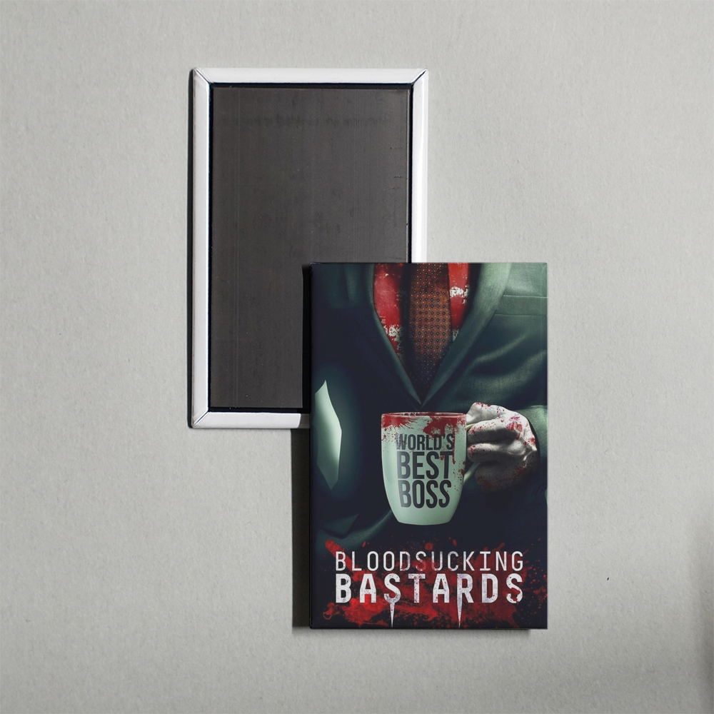 Bloodsucking Bastards Mini Movie Fridge Magnet