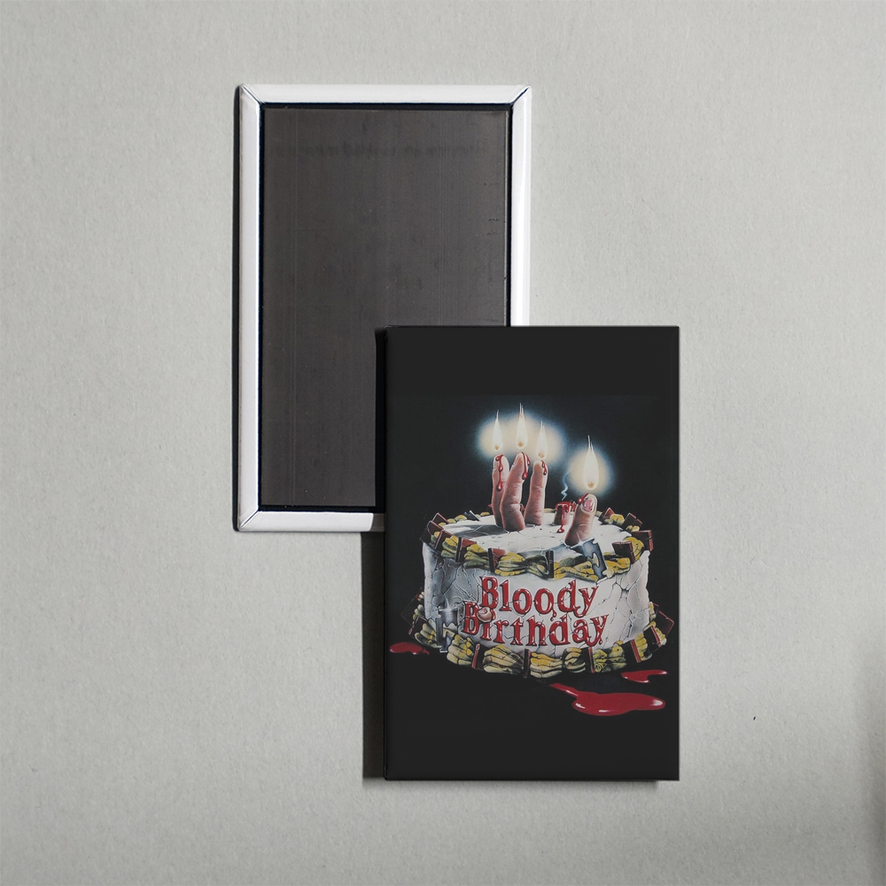 Bloody Birthday Mini Movie Fridge Magnet