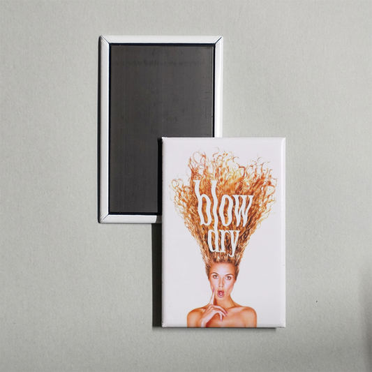 Blow Dry Mini Movie Fridge Magnet