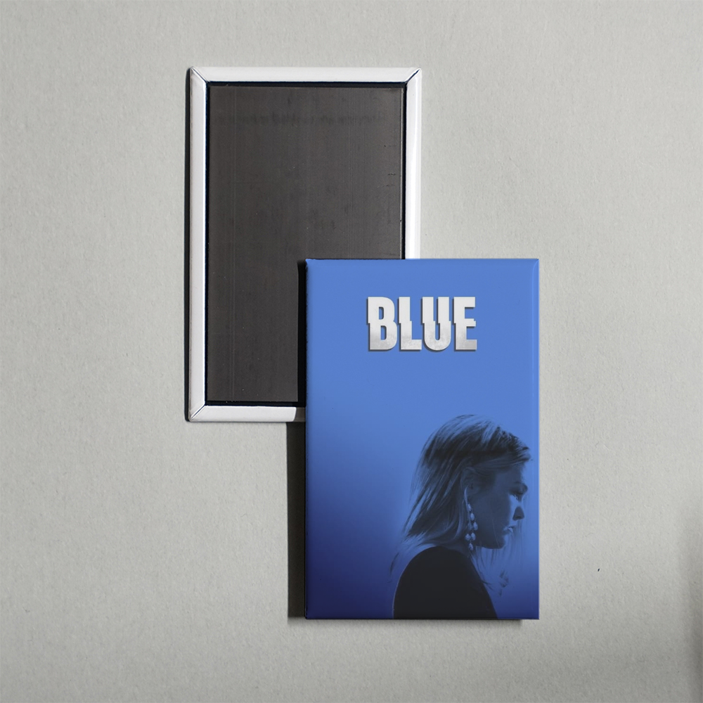 Blue TV Show Fridge Magnet