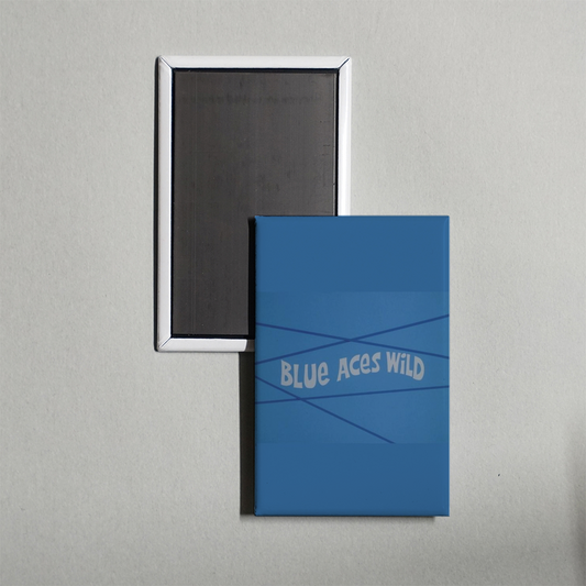 Blue Aces Wild Mini Movie Fridge Magnet