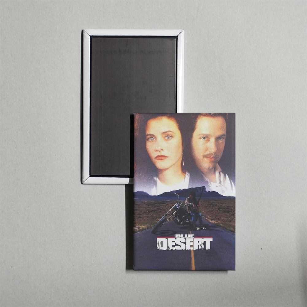 Blue Desert Mini Movie Fridge Magnet