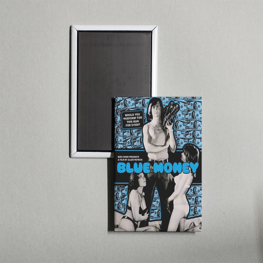 Blue Money Mini Movie Fridge Magnet