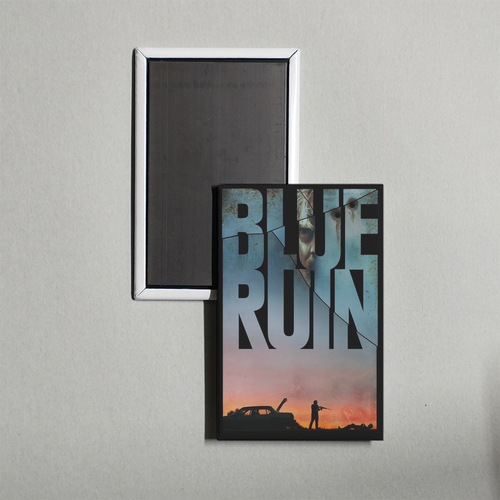 Blue Ruin Mini Movie Fridge Magnet