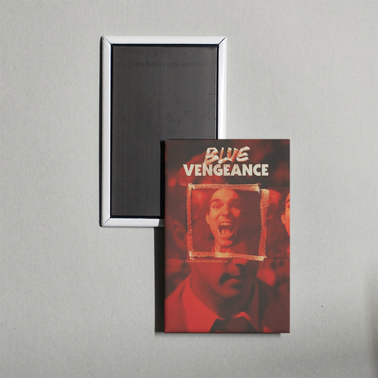 Blue Vengeance Mini Movie Fridge Magnet