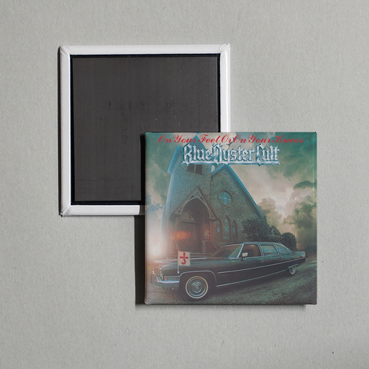 Blue Öyster Cult - On Your Feet Or On Your Knees Album Cover Fridge Magnet