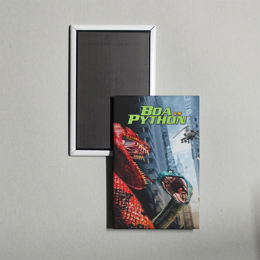 Boa vs. Python Mini Movie Fridge Magnet
