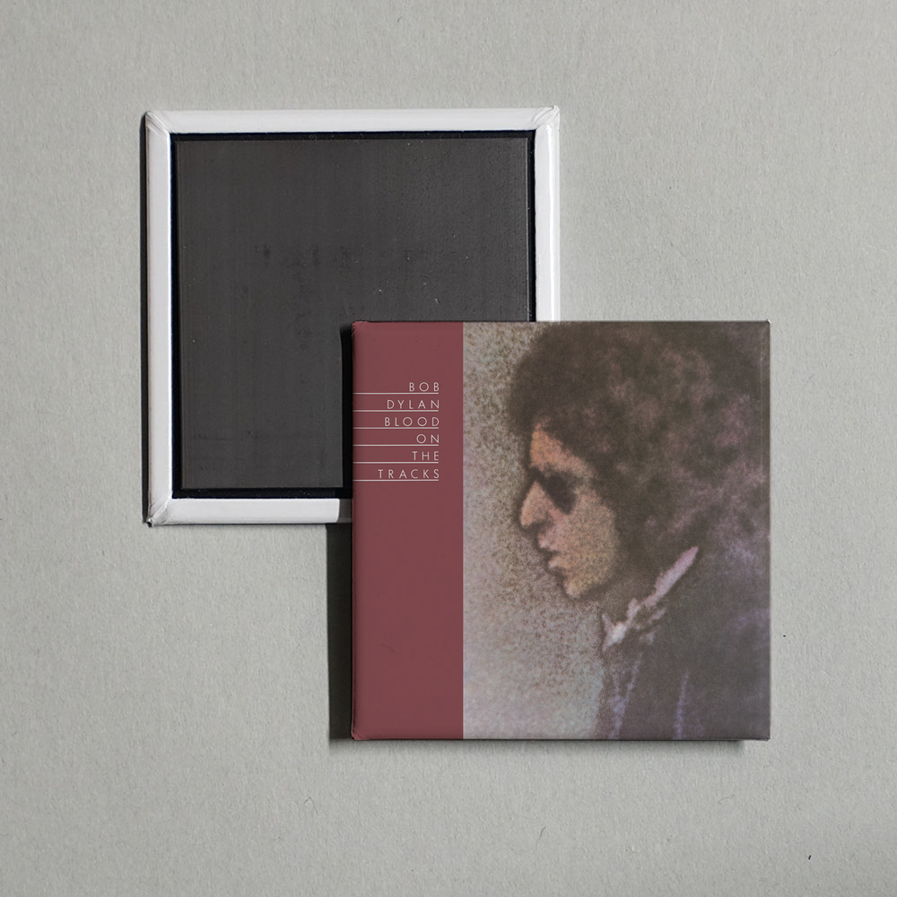 Bob Dylan - Blood On The Tracks Album Cover Fridge Magnet