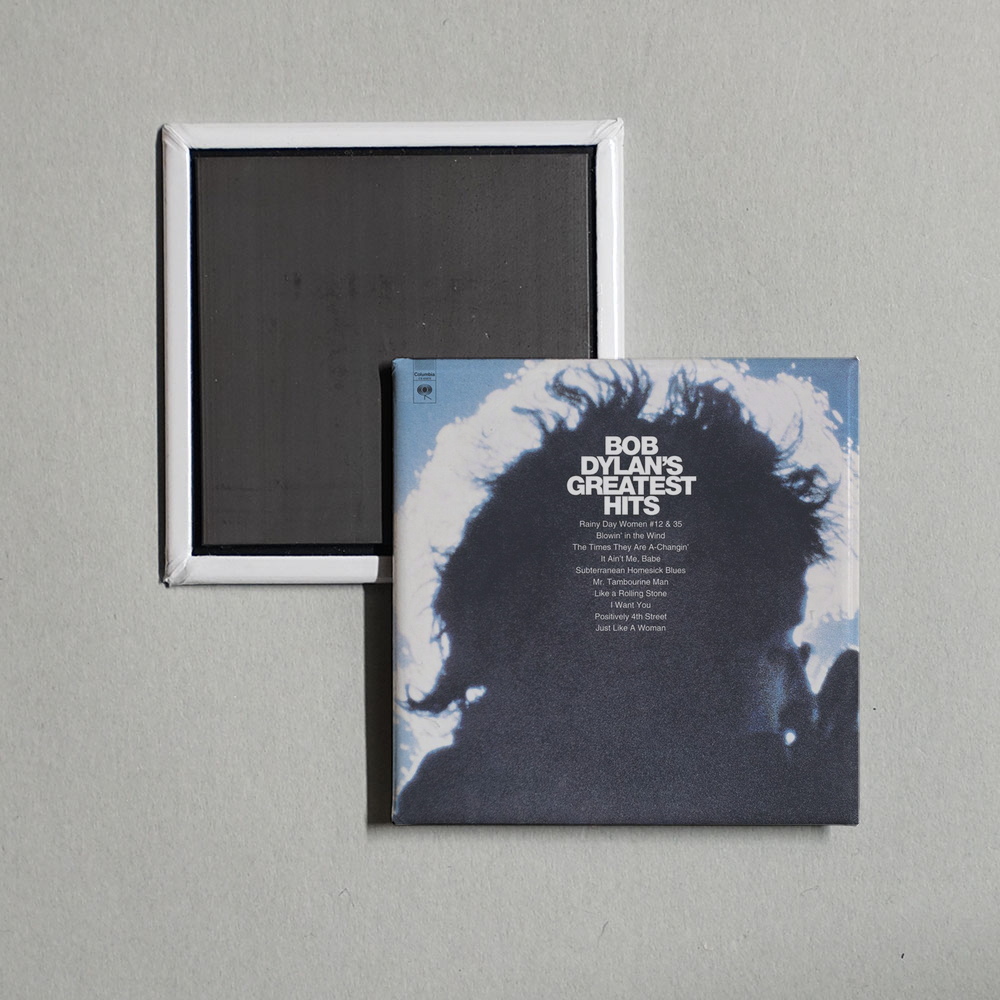 Bob Dylan - Bob Dylan's Greatest Hits Album Cover Fridge Magnet