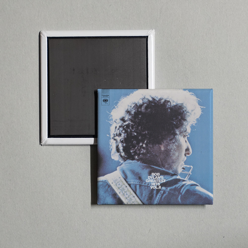 Bob Dylan - Bob Dylan's Greatest Hits Volume II Album Cover Fridge Magnet