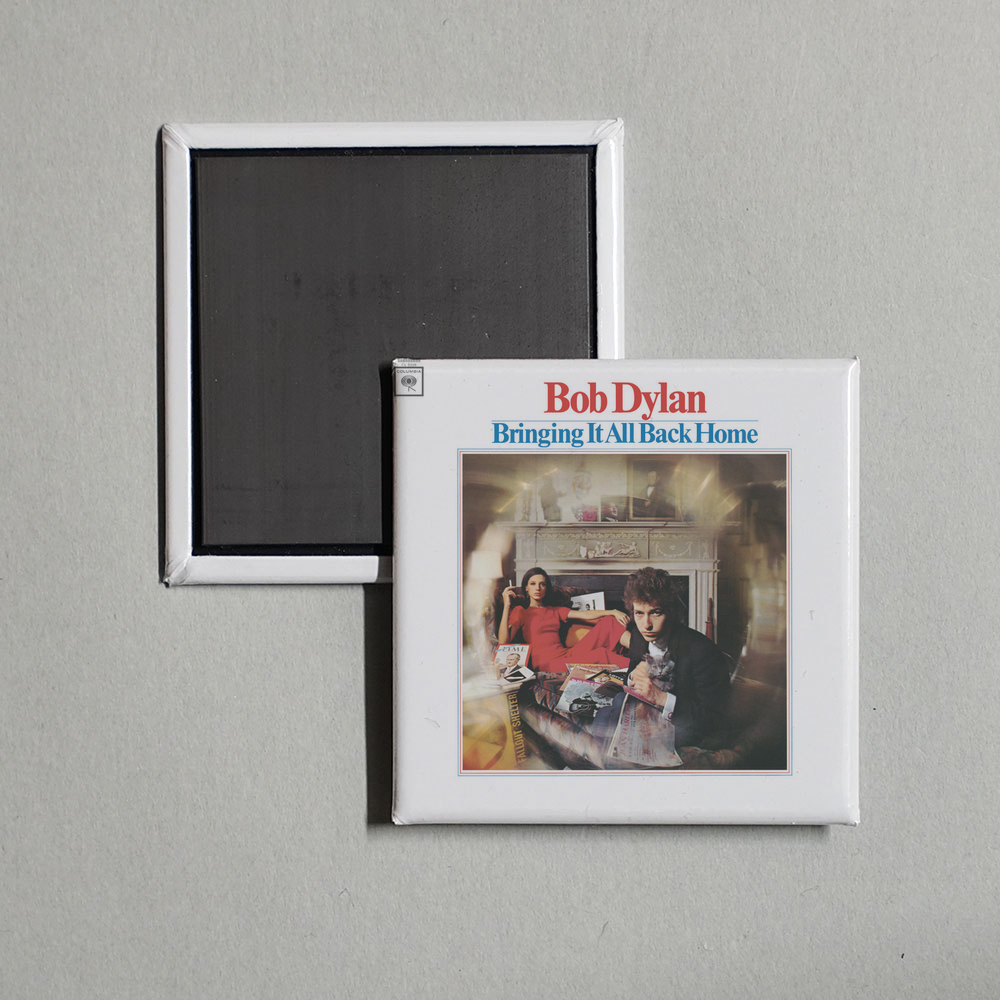 Bob Dylan - Bringing It All Back Home Album Cover Fridge Magnet