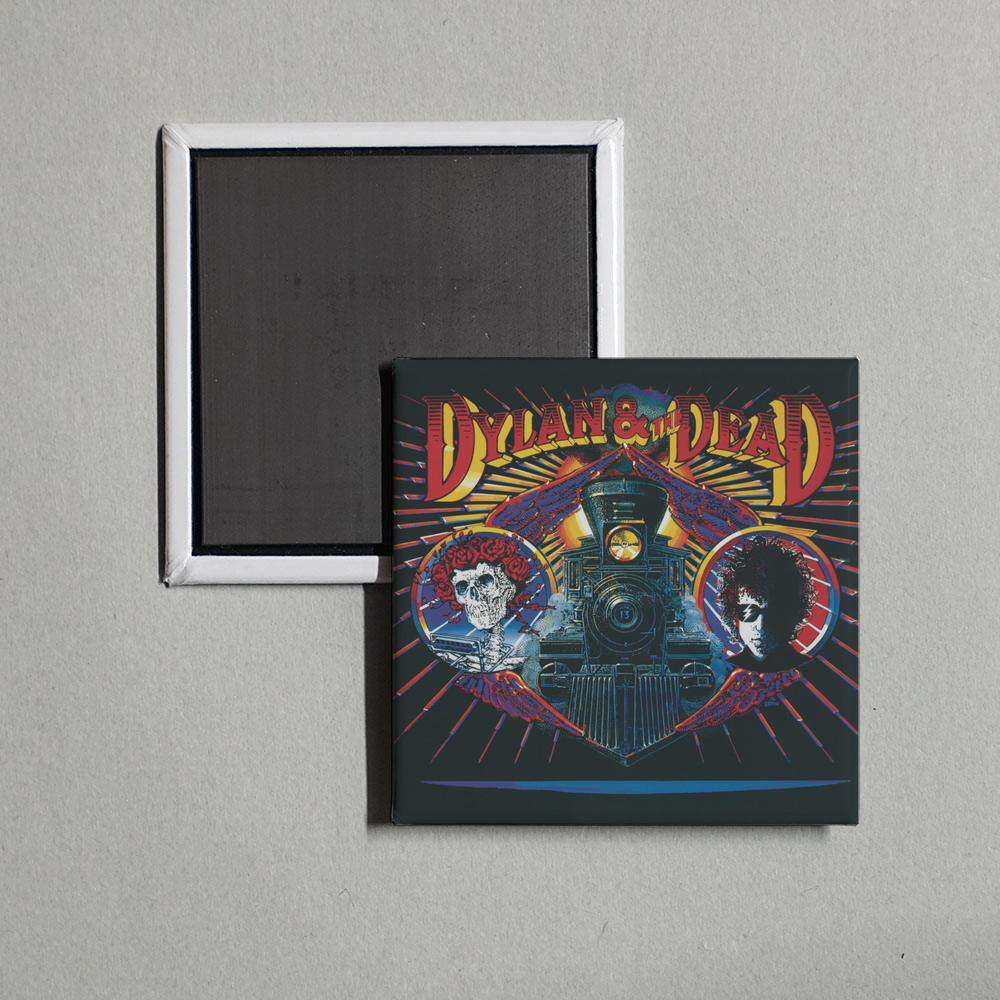 Bob Dylan - Dylan & The Dead (Live) Album Cover Fridge Magnet